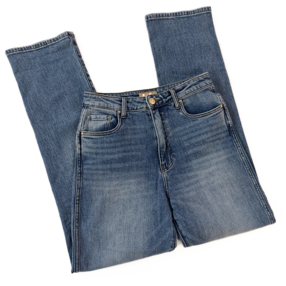Kut from the Kloth Evereve Jeans Womens 2 Melissa Straight High Rise Fab Ab - Picture 3 of 10
